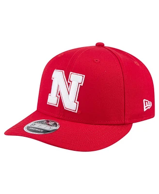 New Era Men's Scarlet Nebraska Huskers Low Profile 9FIFTY Snapback Hat