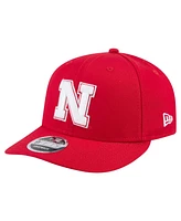 New Era Men's Scarlet Nebraska Huskers Low Profile 9FIFTY Snapback Hat