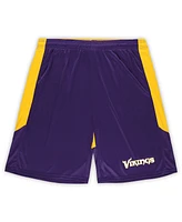 Fanatics Men's Purple/Gold Minnesota Vikings Big Tall Launch Shorts
