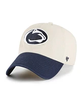 '47 Brand Men's Cream Penn State Nittany Lions Grand Stand Clean Up Adjustable Hat