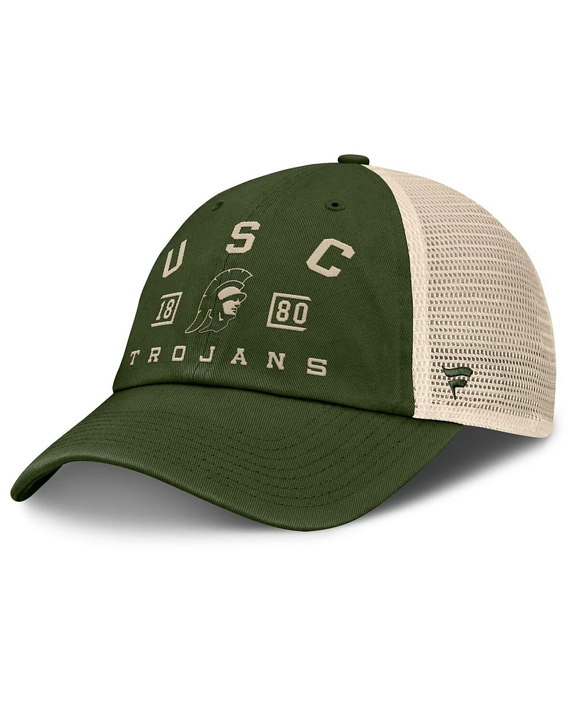 Fanatics Men's Olive Usc Trojans Oht Military Appreciation Frontier Trucker Adjustable Hat