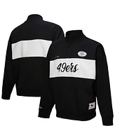 Mitchell & Ness Women's Black San Francisco 49ers Quarter-Zip Jacket