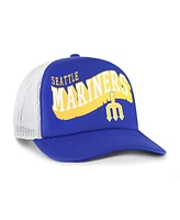 '47 Brand Men's Royal Seattle Mariners Meander Foam Trucker Snapback Hat