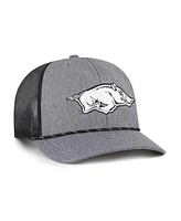 '47 Brand Men's Gray Arkansas Razorbacks Carbon Rope Adjustable Hat