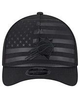New Era Men's Black Phoenix Suns Game Day Flag A-Frame 9FORTY Adjustable Hat