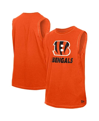 New Era Men's Orange Cincinnati Bengals Leisure Collection Tank Top