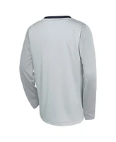 Nike Big Boys and Girls Gray Orlando Magic 2024/25 City Edition Pregame Performance Long Sleeve Shooting T-Shirt