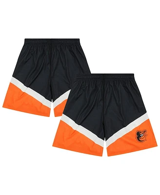 Foco Men's Black/Orange Baltimore Orioles Color Blocked Shorts