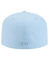 New Era Men's Light Blue Pittsburgh Pirates Color Pack A-Frame 59FIFTY Fitted Hat