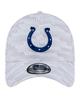 New Era Men's White Indianapolis Colts Gameday Graded 39THIRTY Flex Hat