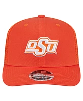 New Era Men's Orange Oklahoma State Cowboys Primary 9SEVENTY Trucker Stretch-Snap Hat