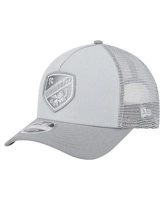 New Era Men's Gray Fc Cincinnati Color Pack 9FORTY M-Crown A-Frame Adjustable Trucker Hat
