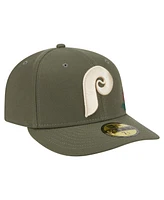New Era Men's Olive Philadelphia Phillies Tonal Florals 59FIFTY Fitted Hat