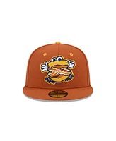 New Era Men's Brown Montgomery Biscuits Theme Nights 59FIFTY Fitted Hat