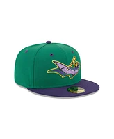 New Era Men's Green Louisville Bats Theme Nights 59FIFTY Fitted Hat