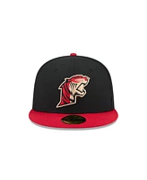 New Era Men's Black Fresno Grizzlies Theme Nights 59FIFTY Fitted Hat