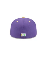 New Era Men's Purple Biloxi Shuckers Theme Nights 59FIFTY Fitted Hat