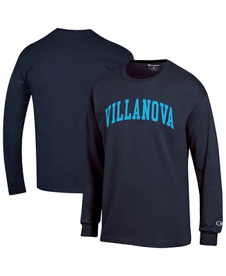 Champion Men's Navy Villanova Wildcats Basic Arch Long Sleeve T-Shirt