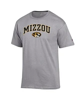Champion Men's Heather Gray Missouri Tigers Arch Over Logo T-Shirt