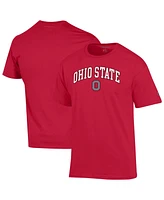 Champion Men's Scarlet Ohio State Buckeyes Arch Over Logo T-Shirt