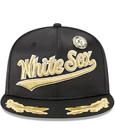 New Era Men's Black Chicago White Sox 2025 59FIFTY Day Gold Leaf Fitted Hat