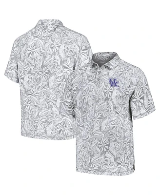 Tommy Bahama Men's Gray Kentucky Wildcats Tropical Score IslandZone Polo Shirt
