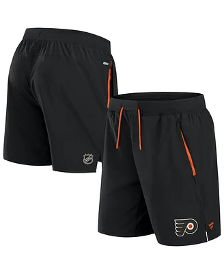 Fanatics Men's Black Philadelphia Flyers Authentic Pro Rink Performance Shorts