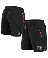Fanatics Men's Black Philadelphia Flyers Authentic Pro Rink Performance Shorts