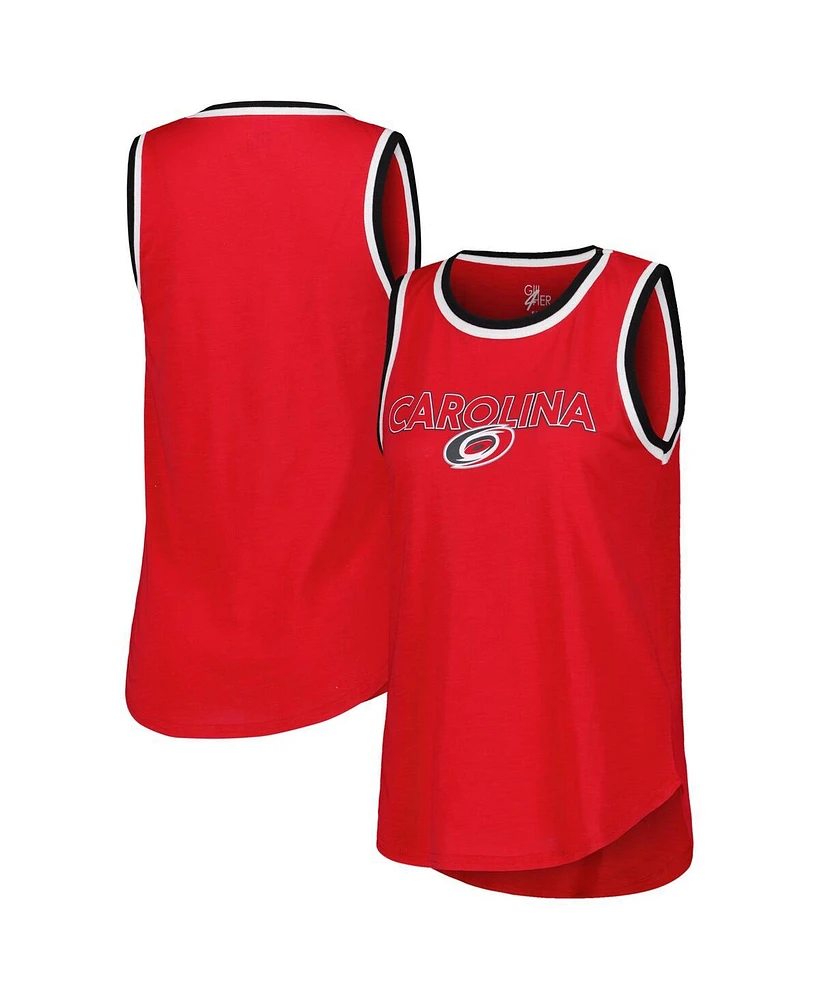 G-iii 4Her by Carl Banks Women's Red Carolina Hurricanes Strategy Tank Top