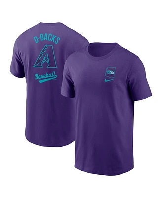 Nike Men's Purple Arizona Diamondbacks 2025 City Connect Two-Hit T-Shirt