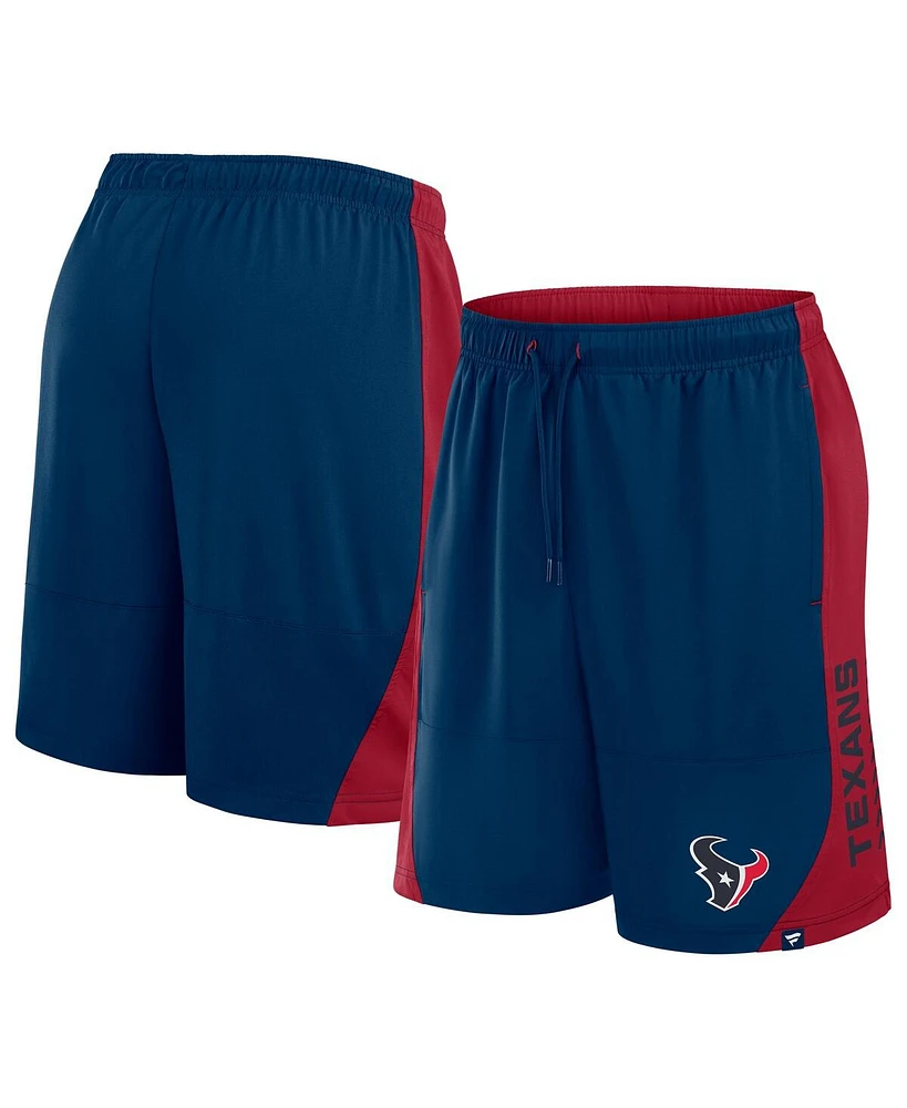 Fanatics Men's Navy Houston Texans No Defense Shorts