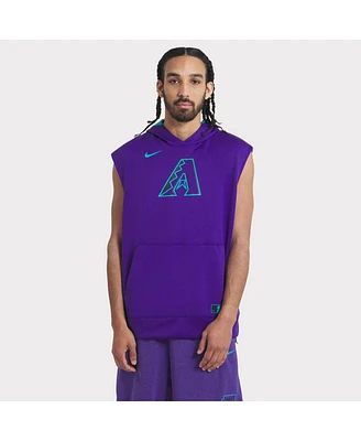 Nike Men's Purple Arizona Diamondbacks 2025 City Connect Authentic Collection Sleeveless Performance Pullover Hoodie