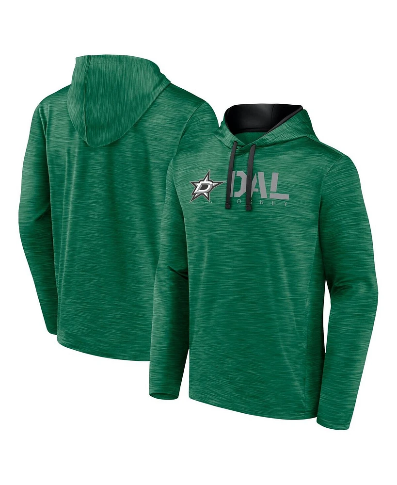 Logo Athletic Men's Kelly Green Dallas Stars Head Start Pullover Hoodie