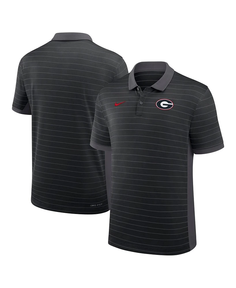 Nike Men's Georgia Bulldogs 2025 Early Season Coaches Sideline Victory Stripe Performance Polo Shirt