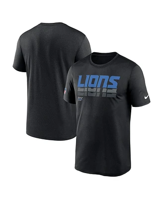 Nike Men's Black Detroit Lions Sideline Legend Performance T-Shirt
