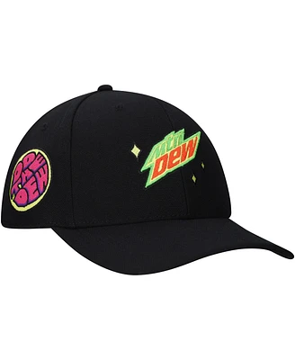 Lids Men's Black Mountain Dew The Dew Neon Adjustable Hat