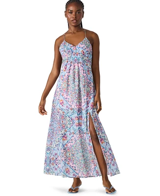 Steve Madden Women's Brianna Ruched Maxi Dress