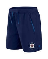 Fanatics Men's Navy Winnipeg Jets Authentic Pro Rink Performance Shorts