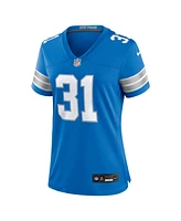 Nike Women's Kerby Joseph Blue Detroit Lions Team Game Jersey