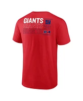 Fanatics Men's Red New York Giants Repeat Stats T-Shirt