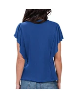 G-iii 4Her by Carl Banks Women's Royal Kansas City Royals Crowd Wave T-Shirt
