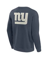 Fanatics Men's Navy New York Giants Elements Future Ground Lettering Pullover Sweatshirt