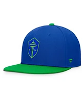 Fanatics Men's Blue Seattle Sounders Fc Sitter Snapback Hat