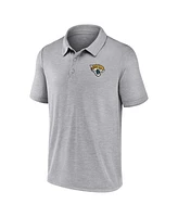Fanatics Men's Gray Jacksonville Jaguars Making Waves Polo Shirt