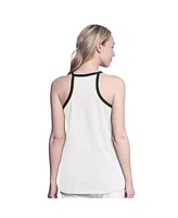G-iii 4Her by Carl Banks Women's White Milwaukee Brewers Curveball Tank Top