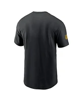 Nike Men's Black Pittsburgh Steelers Sideline Performance T-Shirt