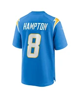 Nike Men's Omarion Hampton Powder Blue Los Angeles Chargers 2025 Nfl Draft First Round Pick Game Jersey