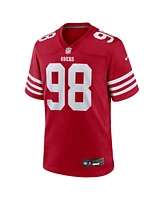 Nike Men's Mykel Williams Scarlet San Francisco 49ers 2025 Nfl Draft First Round Pick Game Jersey