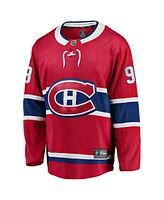 Fanatics Men's Ivan Demidov Red Montreal Canadiens Home Breakaway Jersey