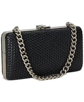 Lauren Ralph Lauren Woven Leather Small Franki Clutch